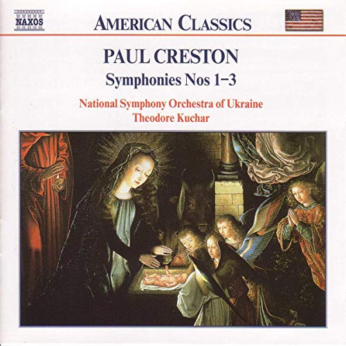 CD cover for Paul Creston symphonies with religious painting imagery.