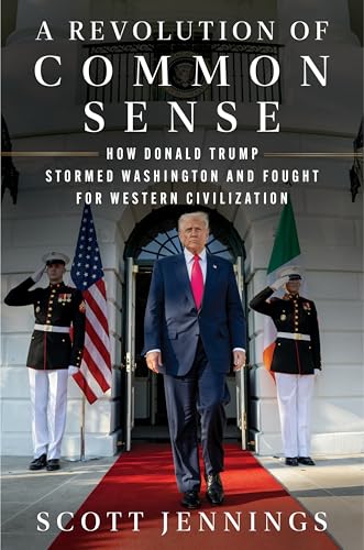 Book cover featuring Donald Trump walking toward the White House with military guards.