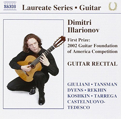 CD cover featuring guitarist Dimitri Illarionov and composer names.