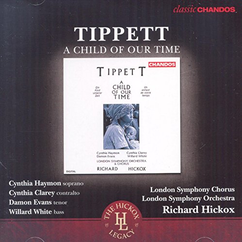 CD cover for Tippett’s “A Child of Our Time” with a central photo.