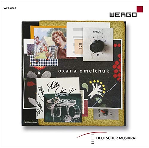 CD cover for Oxana Omelchuk featuring collage of vintage images.