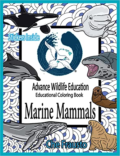 Marine Mammals : Wildlife Educational Coloring Book