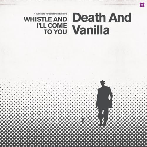 Vinyl album cover: black and white, lone figure in a field.