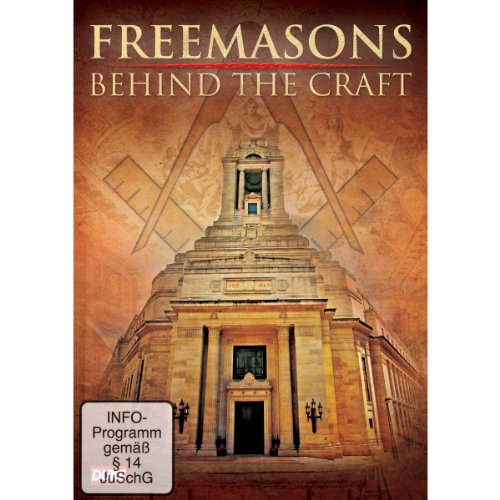 DVD cover for "Freemasons - Behind The Craft" featuring a building.