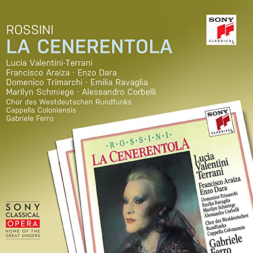 CD cover for Rossini’s “La Cenerentola” with cast names listed.