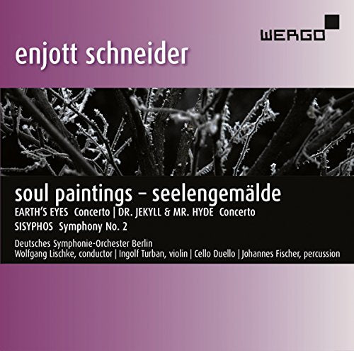 CD cover for Enjott Schneider’s “Soul Paintings” with thorny plant image.