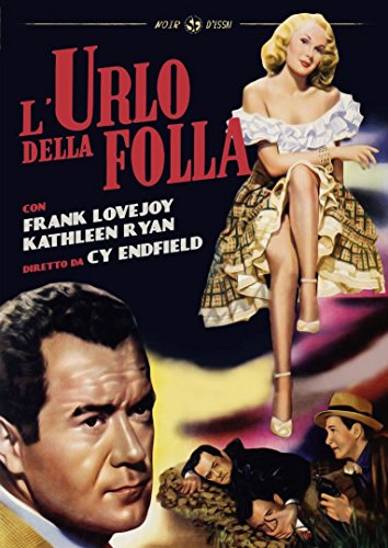 DVD cover for "Urlo Della Folla" featuring actors and film title.
