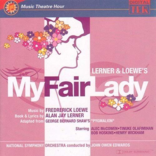 CD cover for “My Fair Lady” highlights, featuring a floral silhouette.
