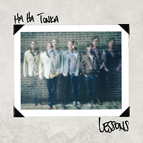 CD cover for Ha Ha Tonka’s “Lessons” featuring a blurred band photo.