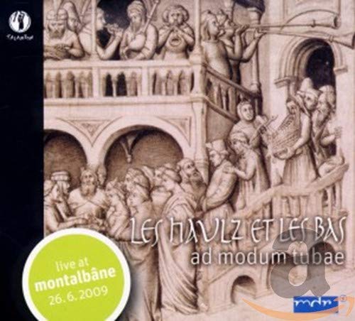 CD cover depicting a Renaissance-era painting of musicians and onlookers.