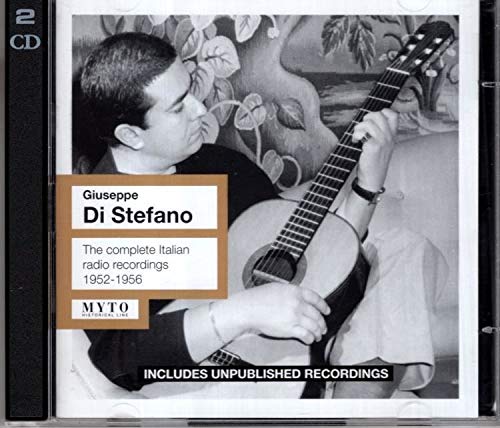 CD case featuring guitarist Giuseppe Di Stefano playing a classical guitar.