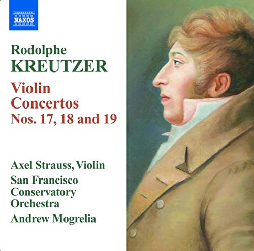 CD cover featuring a portrait of composer Rodolphe Kreutzer in profile.
