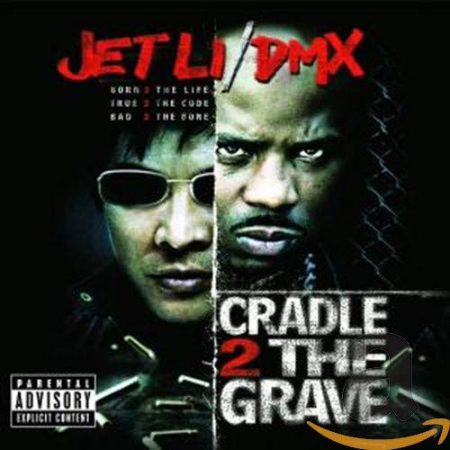 CD cover featuring Jet Li and DMX, with a chain-link fence background.