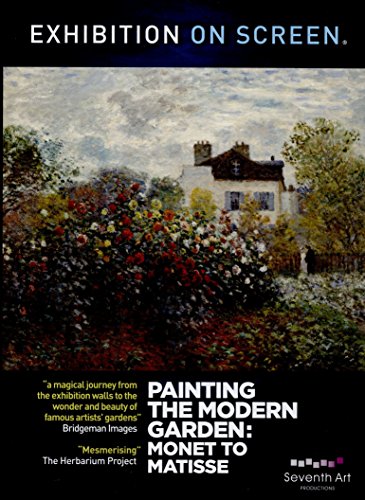 DVD cover featuring Monet’s painting of a house surrounded by flowers.