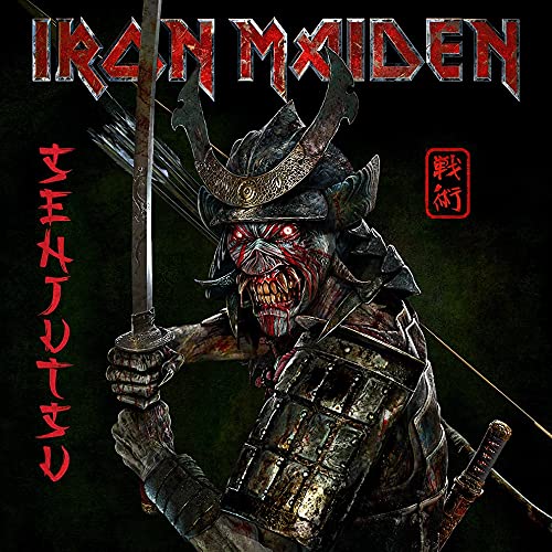 Iron Maiden’s “Senjutsu” album cover featuring a samurai-inspired Eddie.