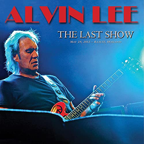 Alvin Lee playing a red electric guitar on CD cover.