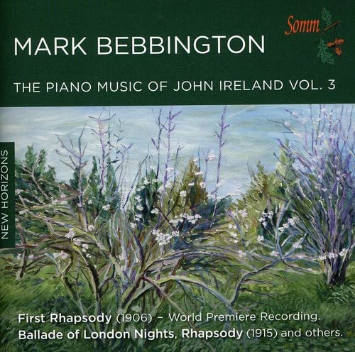 CD cover for Mark Bebbington’s piano music of John Ireland, Vol. 3.