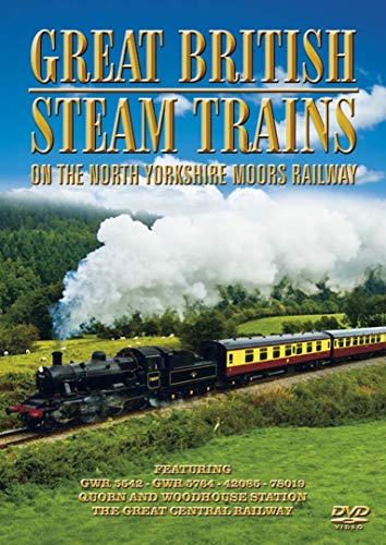 DVD cover featuring a black steam train traveling through green countryside.