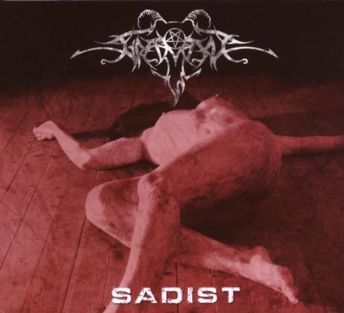 CD cover for Gravdal’s “Sadist” featuring a prone figure and band logo.