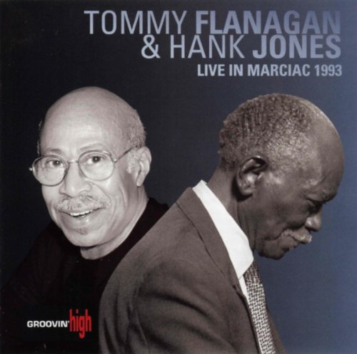 CD cover featuring portraits of Tommy Flanagan and Hank Jones.