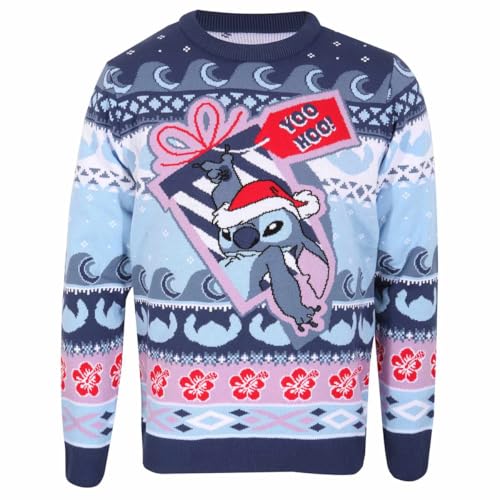Disney Lilo And Stich - Yoo Hoo (Unisex Knitted Jumper) Medium