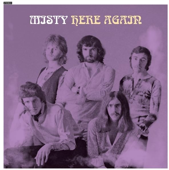 Vinyl record cover featuring a group portrait of five men with long hair.
