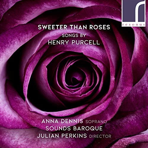 CD cover featuring a close-up of a deep purple rose.