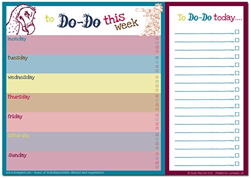 Dodo Daily To Do List Notepad