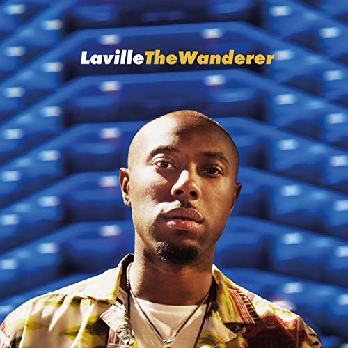 Album cover featuring a portrait of Laville against blue stadium seating.