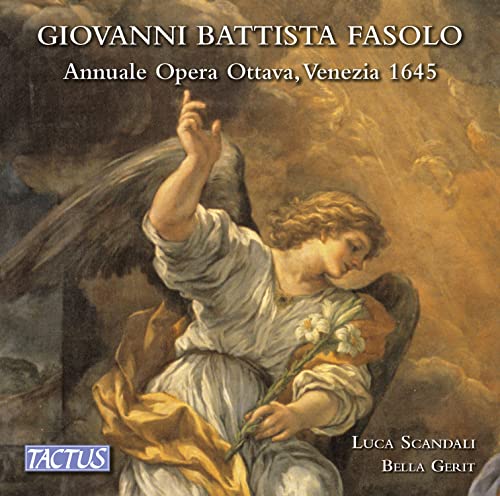 CD cover: angel painting, "Bella Gerit" opera by Giovanni Battista Fasolo.