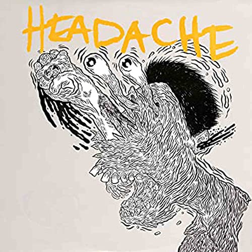 Vinyl record cover: sketched face with hands clutching head in pain.