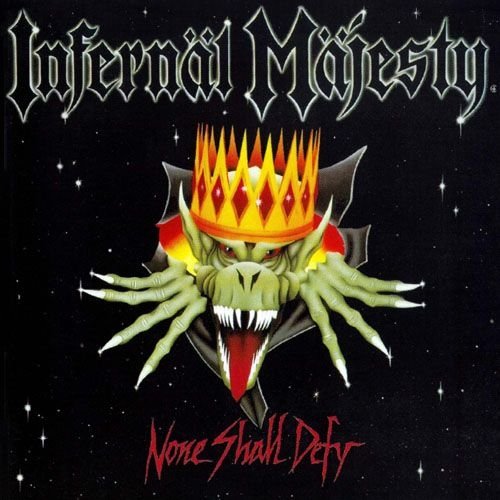 CD cover: green monster with crown, sharp claws, and red text.