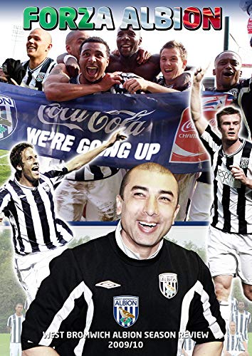 DVD cover for West Bromwich Albion’s 2009/10 season review, featuring players.