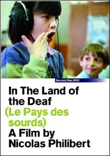 DVD cover featuring a young girl with a hearing aid and open mouth.