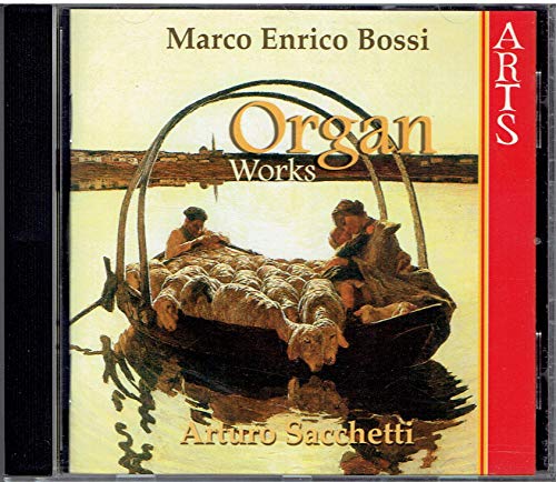 CD cover: painting of shepherds with sheep in a boat.