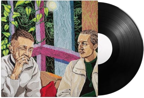 Disclosure’s “Alchemy” vinyl record with embroidered album art and black disc.
