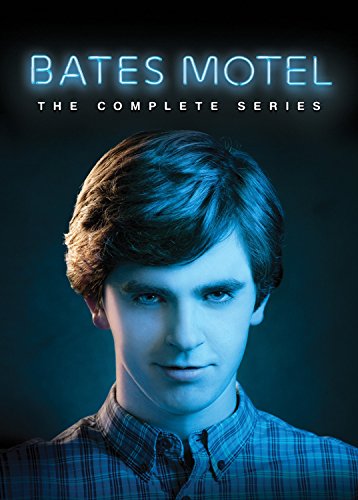 “Bates Motel” DVD cover featuring a young man with dark hair.