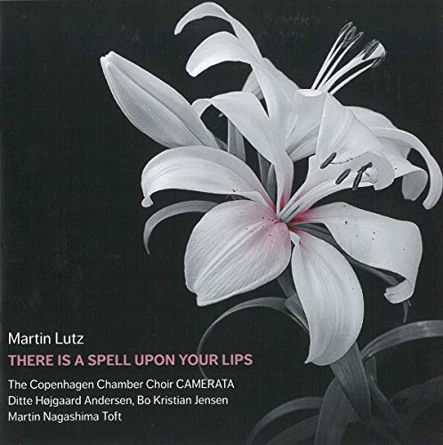 CD cover featuring a close-up of a white lily against a dark background.