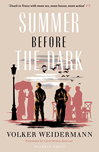 Book cover: "Summer Before the Dark" with silhouetted figures by the sea.