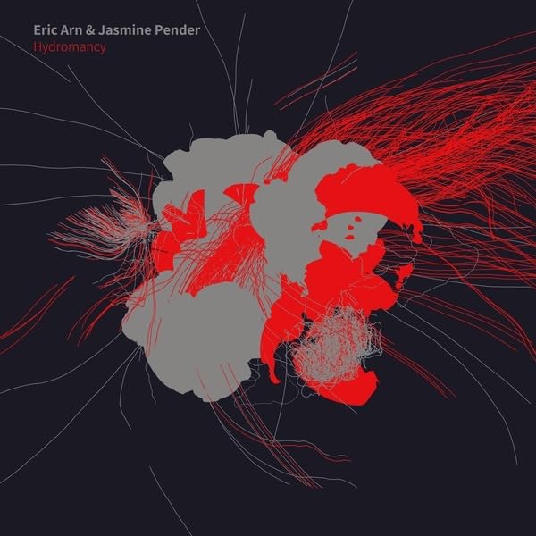 Album cover: abstract red and gray shapes on a dark background.