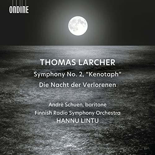 CD cover: dark landscape with a full moon and white text details.