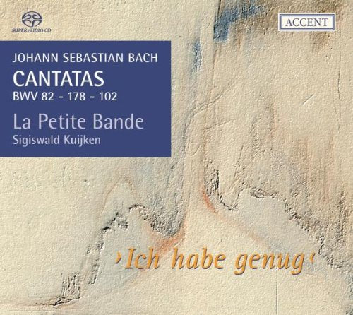 CD cover for Bach cantatas performed by La Petite Bande, Sigiswald Kuijken.