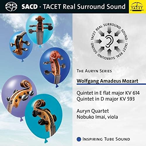 CD cover featuring floating stringed instruments against a cloudy sky.