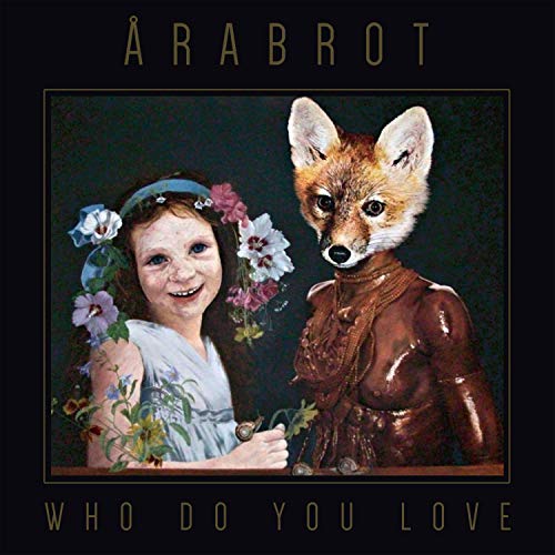 CD cover: girl and fox-headed figure with flowers, dark background.