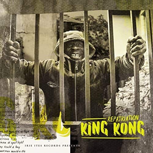 CD cover for King Kong’s “Repatriation” featuring a man behind bars.