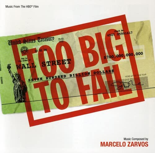 CD cover for "Too Big To Fail" featuring a large check graphic.