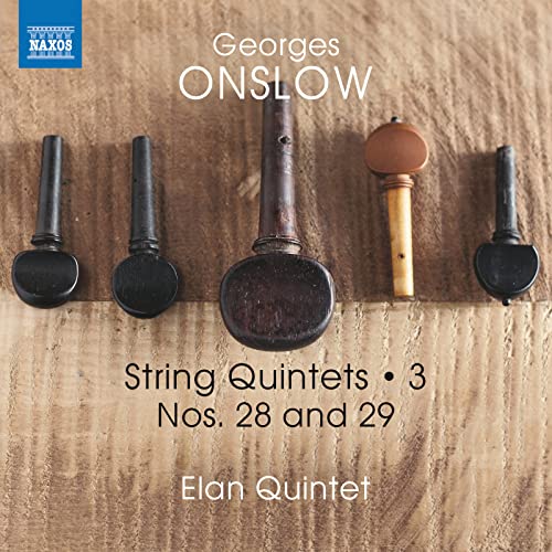 CD cover with string instruments and text: "Georges Onslow, String Quintets.