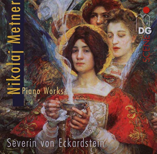 CD cover featuring painted portraits of two women and musical text.