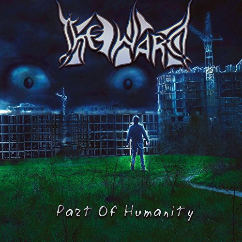CD cover: desolate cityscape, lone figure, and large, glowing eyes above.