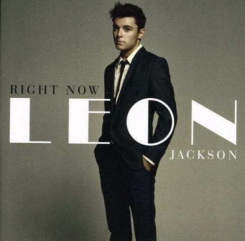 CD cover featuring Leon Jackson in a suit, with album title “Right Now”.